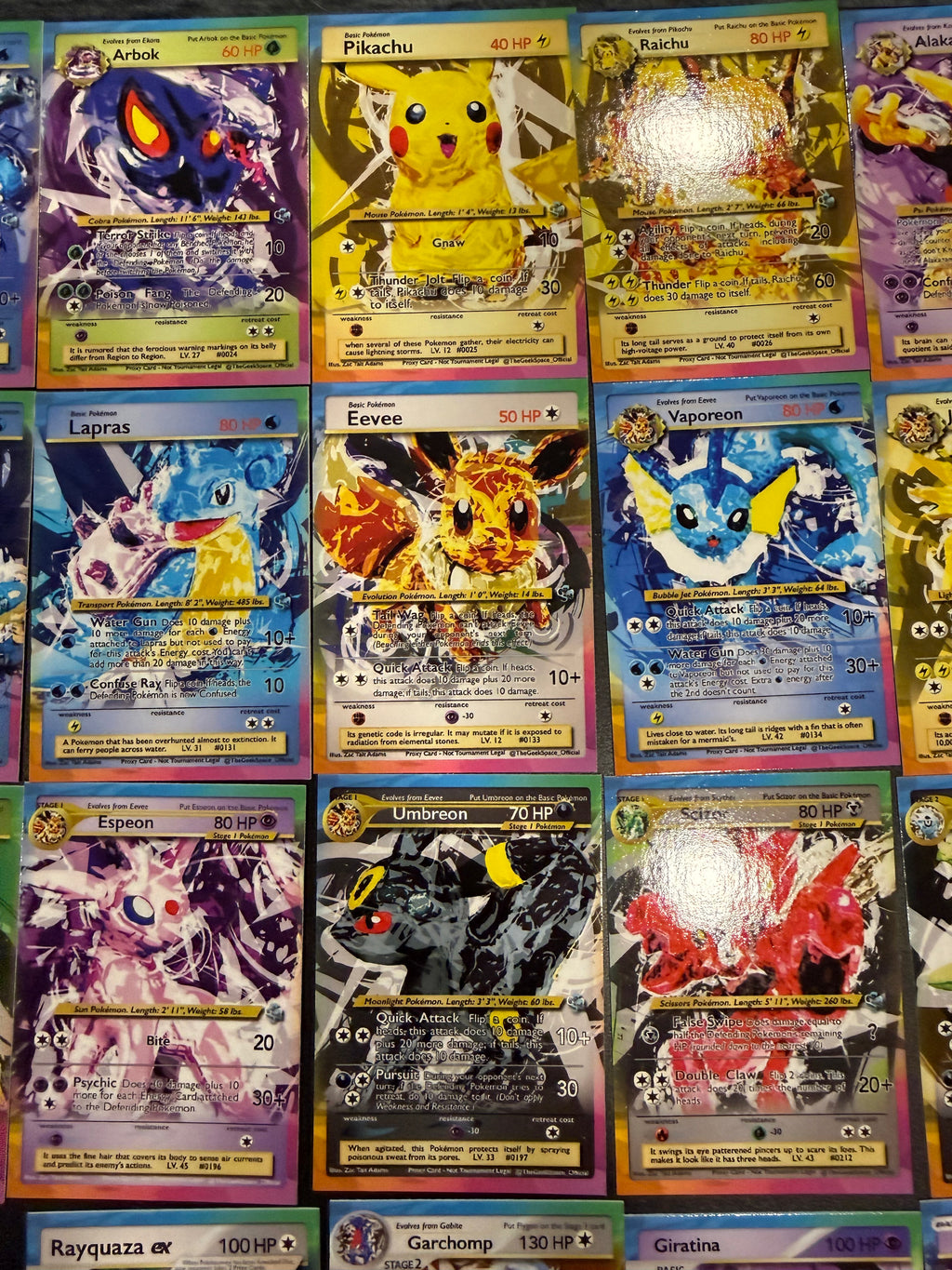 Fan Art Pokemon Card Set - Initial Run