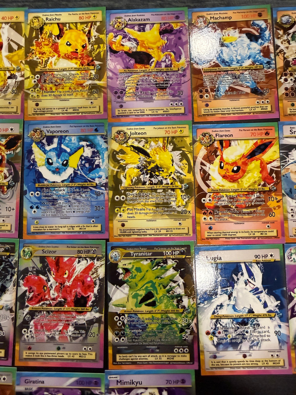 Fan Art Pokemon Card Set - Initial Run