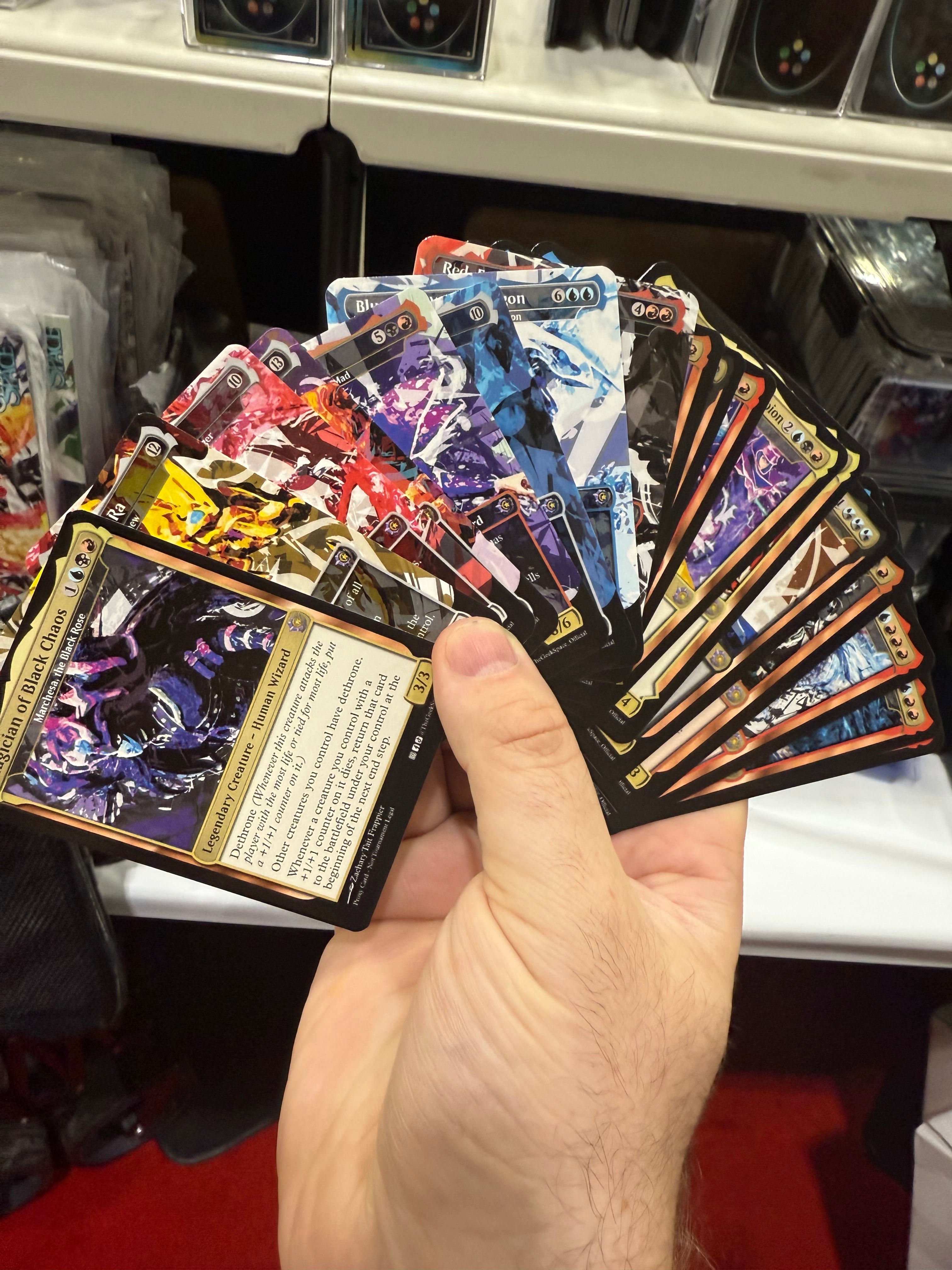 Yu-Gi-Oh! Magic The Gathering Proxy Commander Deck - Wizard Kindred