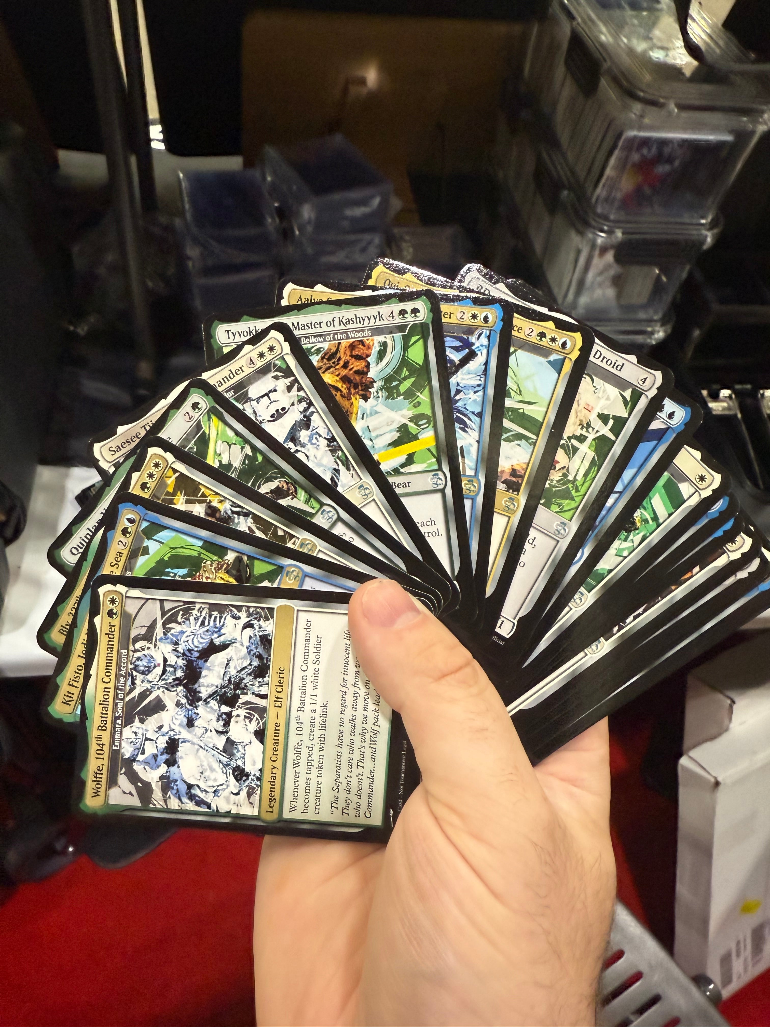 Star Wars: The Clone Wars Magic The Gathering Proxy Commander Deck - Token Generation