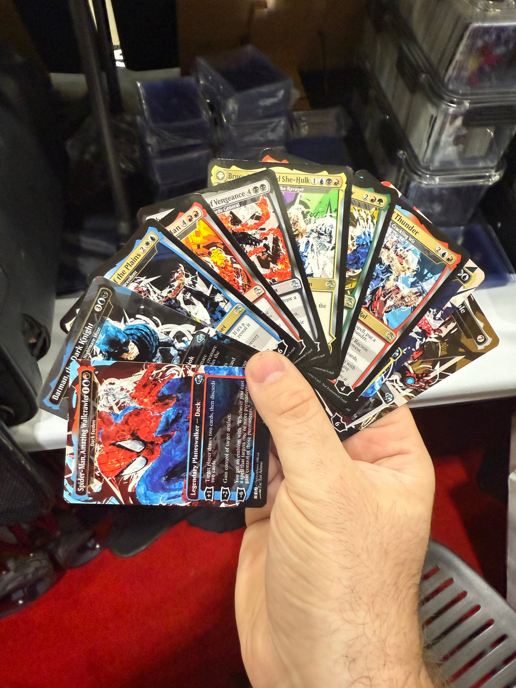 DC x Marvel Magic The Gathering Proxy Commander Deck - Super friends/Planeswalkers