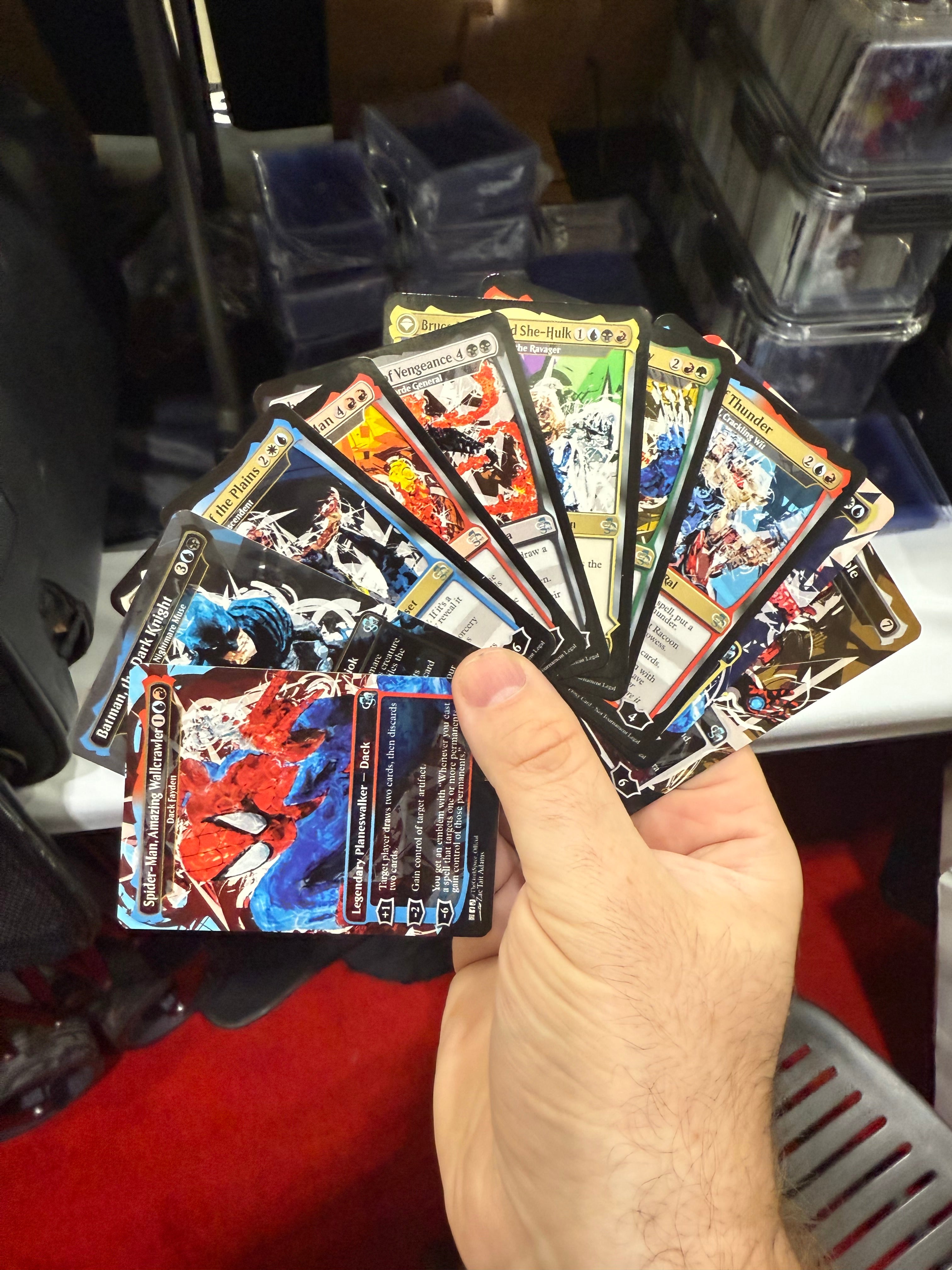 DC x Marvel Magic The Gathering Proxy Commander Deck - Super friends/Planeswalkers