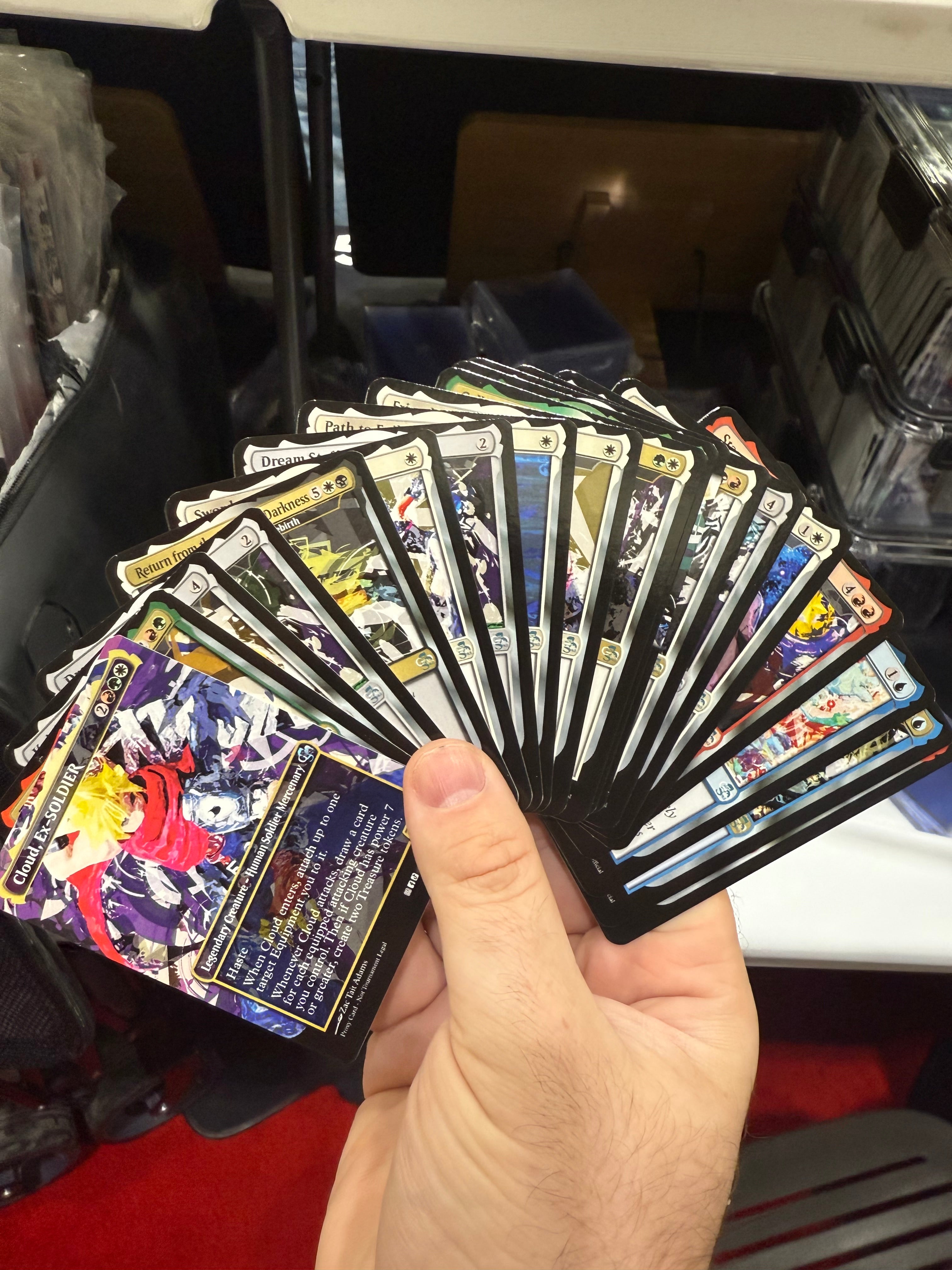 Kingdom Hearts Magic The Gathering Proxy Commander Deck - Legendries matter, Voltron and equipment