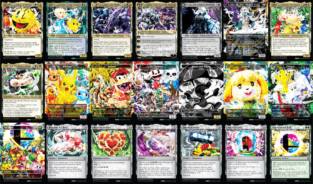 Super Smash Bros Ultimate Magic The Gathering Proxy Commander Deck - Human tribal