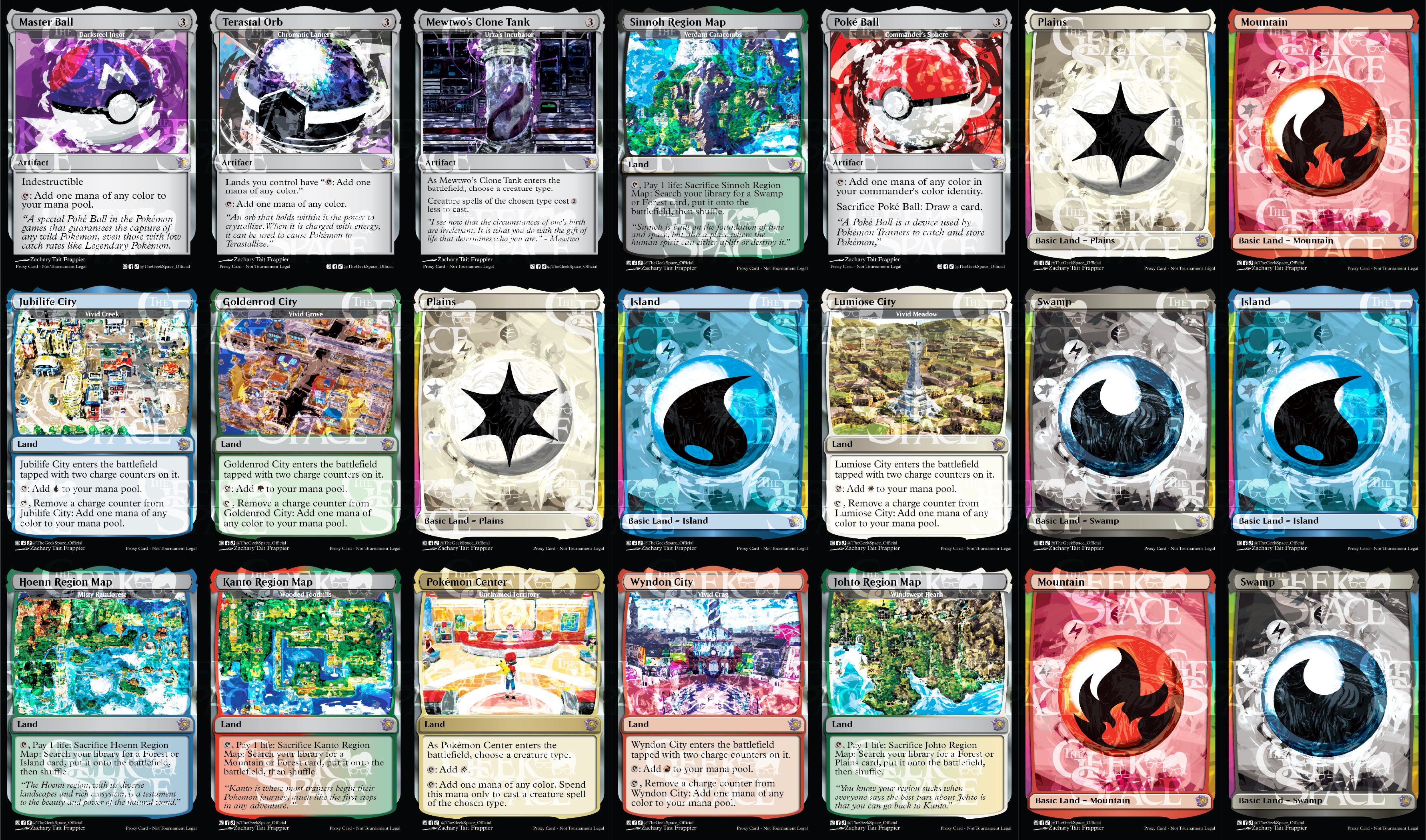 Pokemon Magic The Gathering Proxy Commander Deck - Sliver Kindred