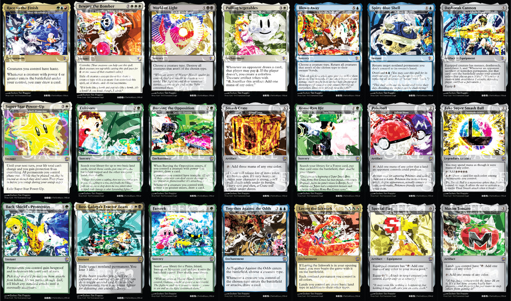 Super Smash Bros Ultimate Magic The Gathering Proxy Commander Deck - Human tribal