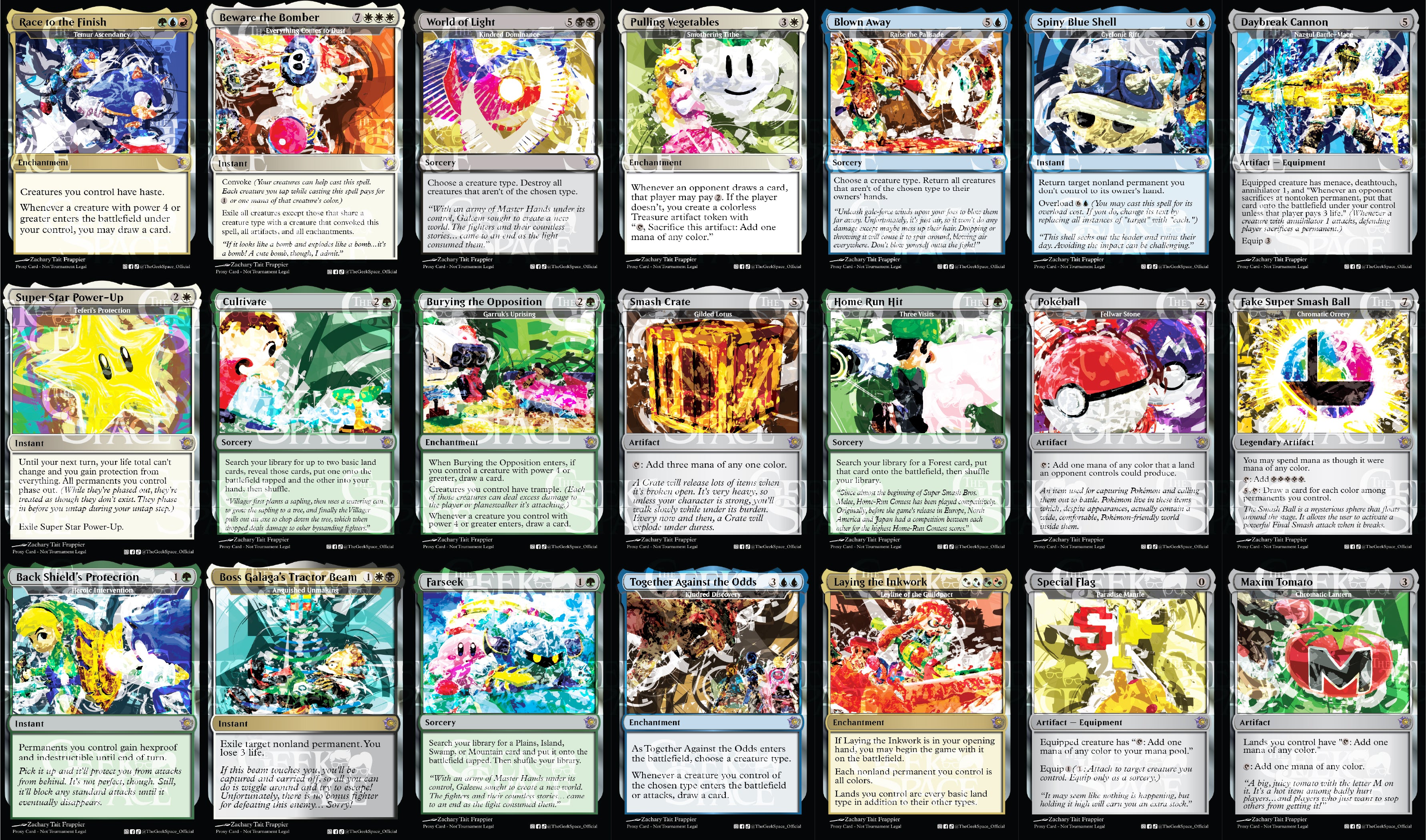 Super Smash Bros Ultimate Magic The Gathering Proxy Commander Deck - Human tribal