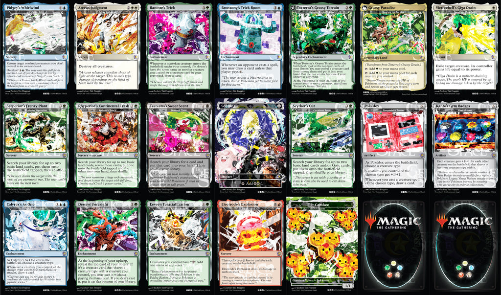 Pokemon Magic The Gathering Proxy Commander Deck - Sliver Kindred