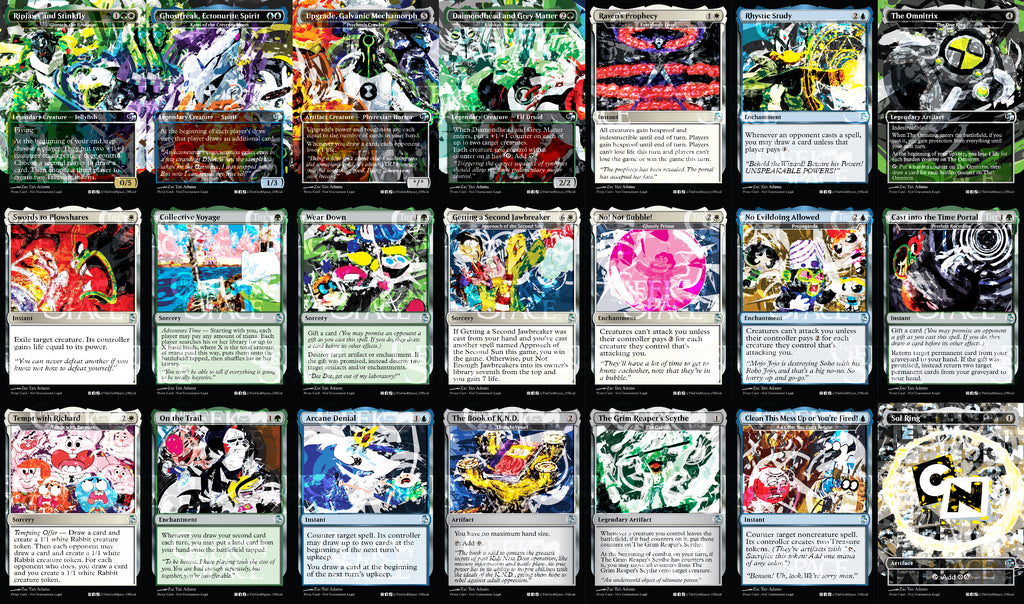 Cartoon Network Magic The Gathering Proxy Commander Deck - Ms Bumbleflower - Group Hug