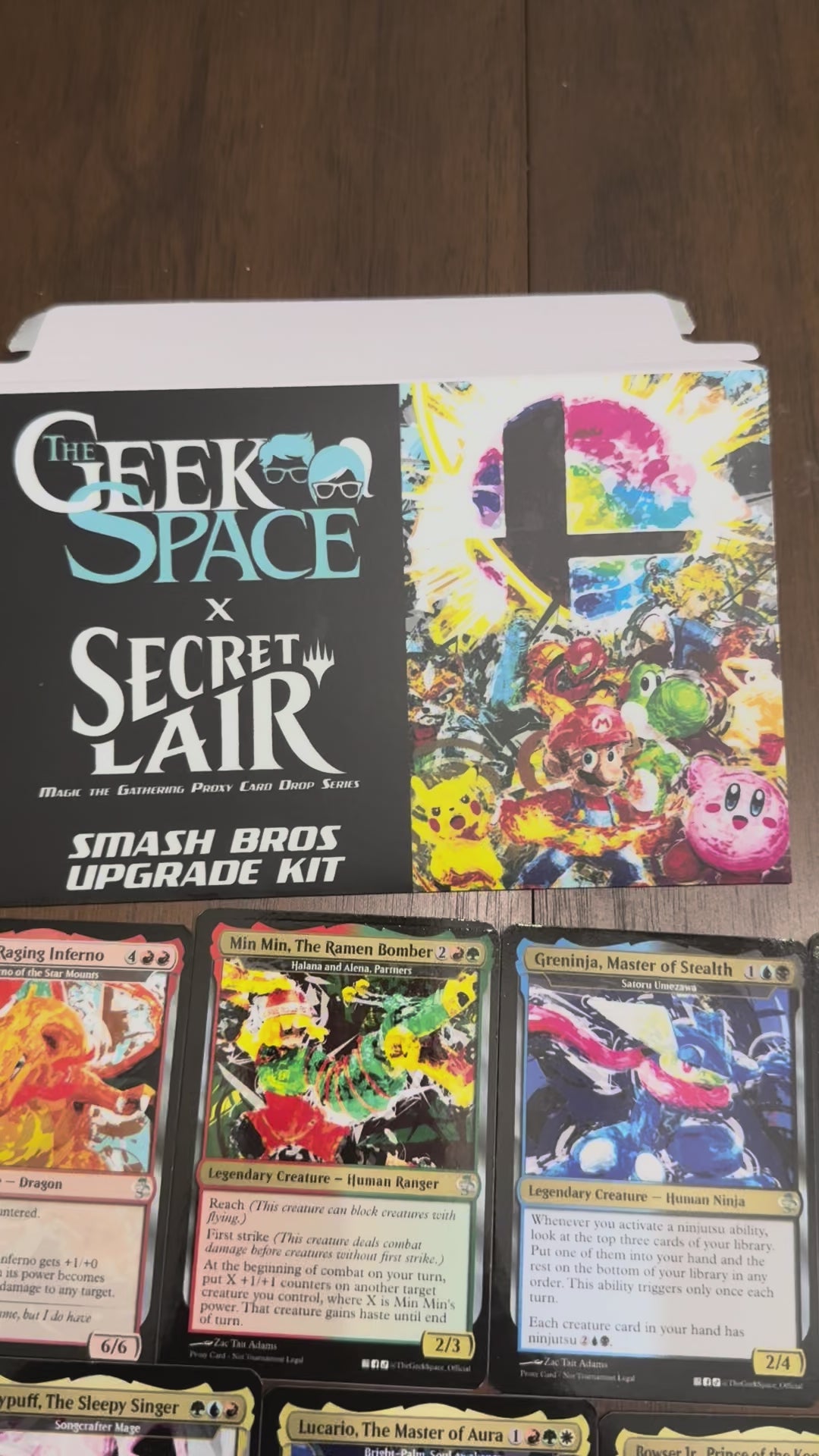 Super Smash Bros Commander Upgrade Proxy S.L. Inspired Set